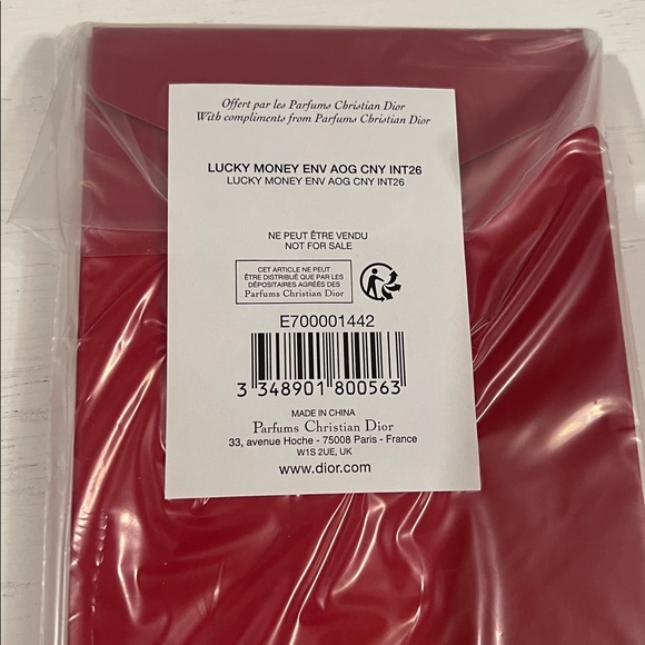 Christian Dior Lucky Money Envelopes- Lunar New Year - Picture 2 of 3